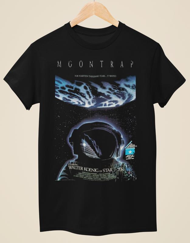 Moontrap - Movie Poster inspired Unisex Black T-Shirt