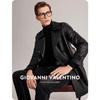GIOVANNI VALENTINO Men's Business Casual Genuine Leather Jacket