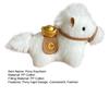 Lucky Ingot Horse Keychain Plush Pony Toy Chinese Zodiac Year of The Horse Mascot Cute Car Bag Decoration