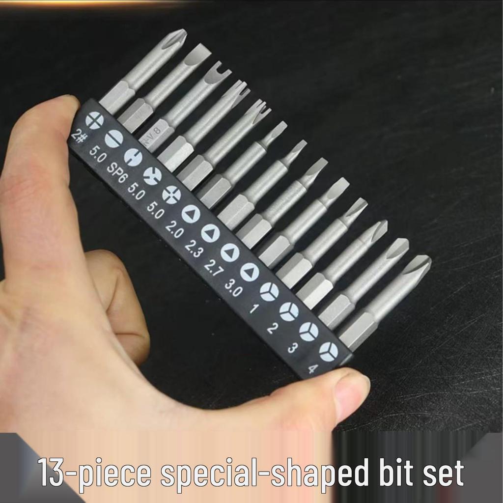 New 6.35mm Tri-Point Y-Shaped U-Triangle Fork Type Electrical Screwdriver Bit