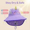 New children's sun hats for ages 3 to 8 – baby sun hats, beach hats, hats with UV protection functions. These summer-style hats