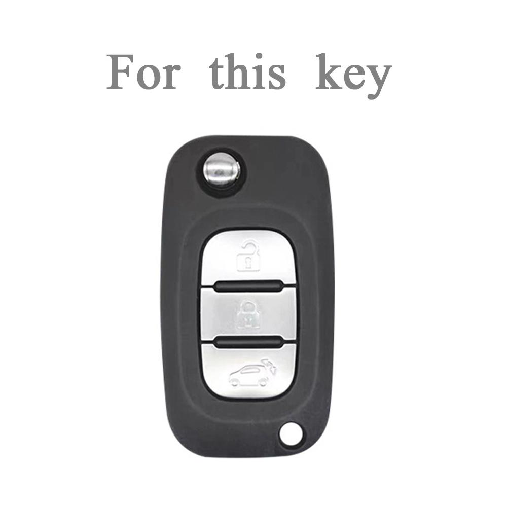 Силиконовый чехол для автомобильного ключа с дистанционным управлением для Renault Fluence Megane Clio Kangoo Twingo для LADA Priora Vesta Xray Kalina