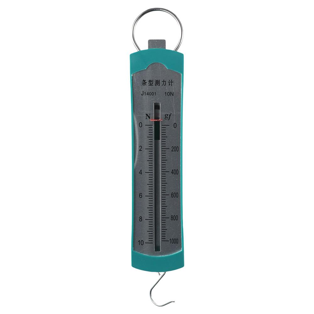 Green Force Meter Spring Scale 10N Hanging Spring Dynamometer Measuring Instrument