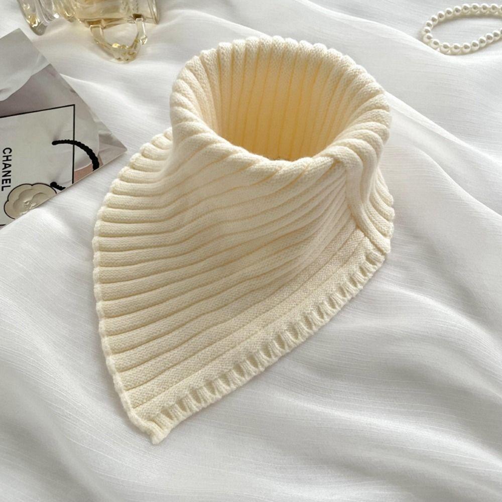 Accessories Warm Scarf Korean Style Scarves Female Wool Scarf Turtleneck Scarf Knitted Fake Collar