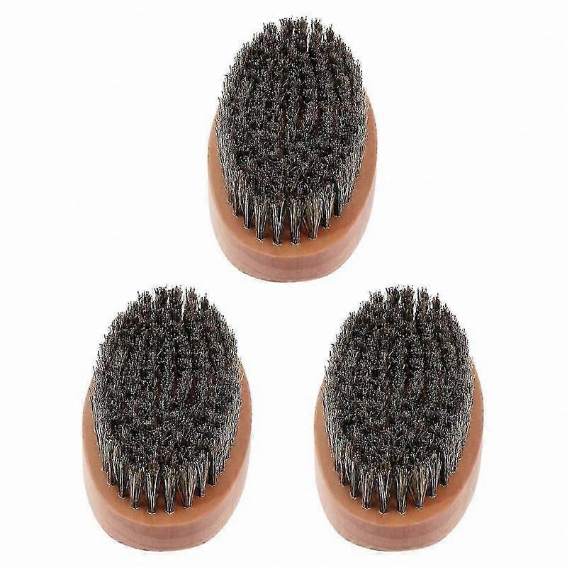 Travel Beard Care Kit with 3 Brushes for Men
