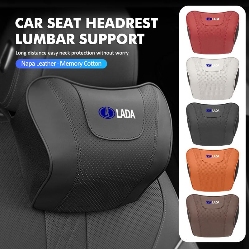 For Lada Car Safety Headrest Neck Pillow Auto Seat Lumbar Support Cushion Kalina Largus Priora Xray Granta Largus Samara 2110 XSG4