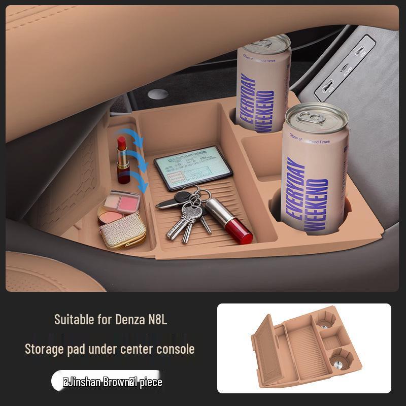 Denza N8L Silicone Center Console Storage Organizer - Car Interior Modification Accessory