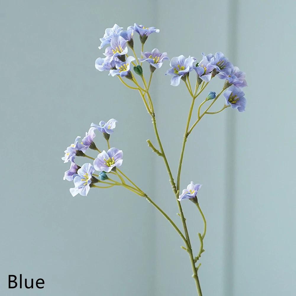 3 вилки/букет искусственный цветок шелковый василек искусственные цветы искусственные растения декоративные цветы домашний декор свадебный декор