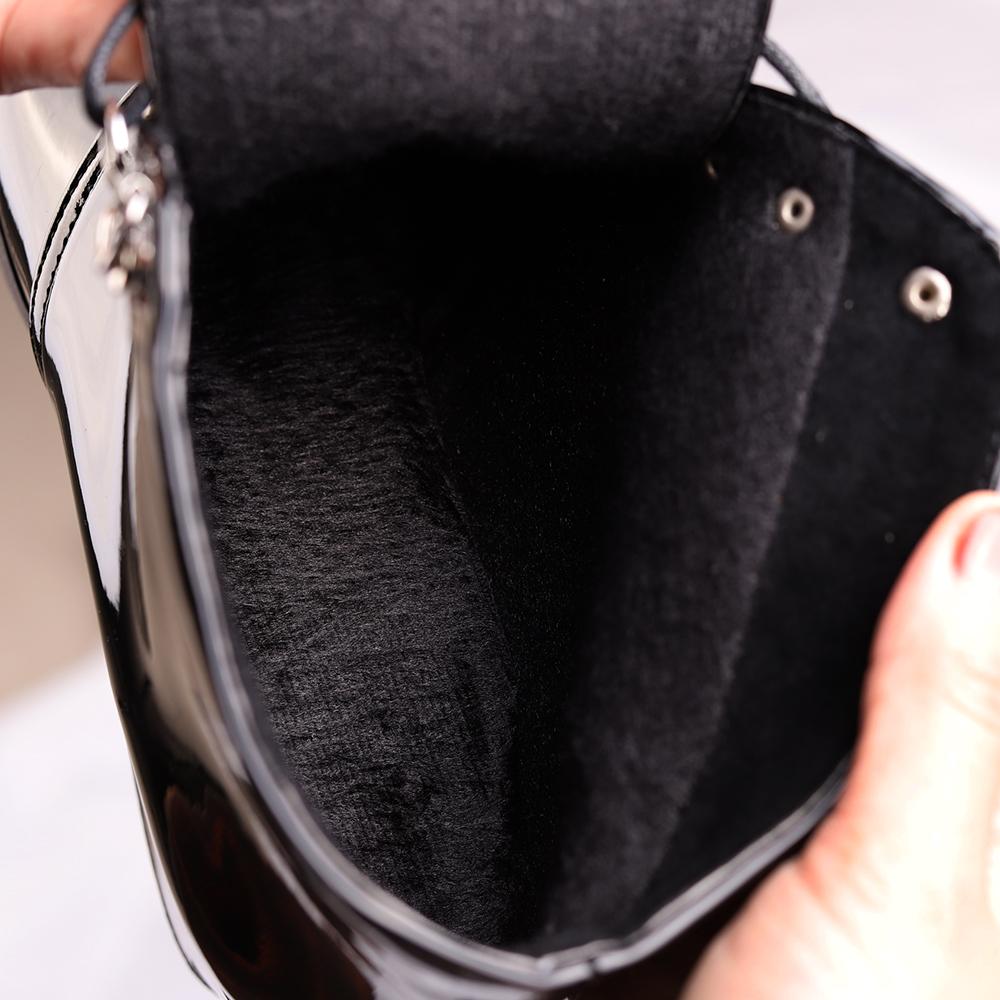 Мода Весна Осень Новое поступление Модная обувь Женские ботинки На шнуровке Лакированная кожа Ботильоны с острым носом Толстый каблук Ботинки на платформе Панк 43