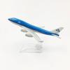 Масштаб 1:400 16см KLM Нидерланды Авиалинии B747 Авиационный Сплав Литой Модель Самолета Коллекционный Экспонат Украшение для Комнаты