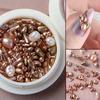 Yousheng 1Box Nail Art Pearl Изысканные DIY легкие формованные жемчужные камни ракушки Аксессуары для ногтей для женщин