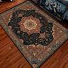 Retro Persian Entrance Door Mat European Style Distressed Home Decorations Carpets for Living Room Big Area Non-slip Bedroom Rug
