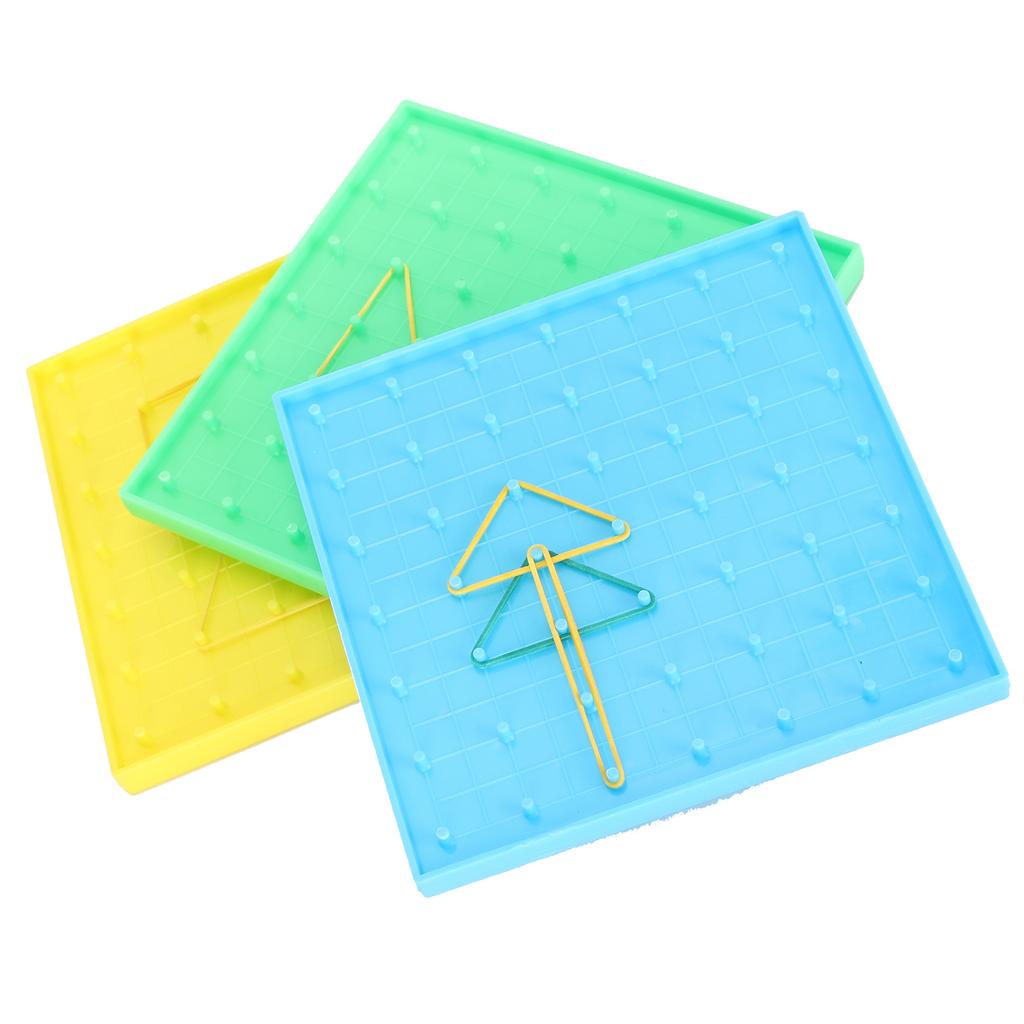 3 шт. Игрушечная доска с гвоздями, цветная доска с резинкой, детские ранние развивающие головоломки