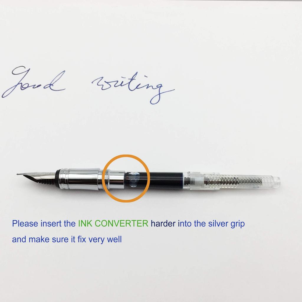 LACHIEVA LUX Fountain Pen Ink Converter (6 Bottles)