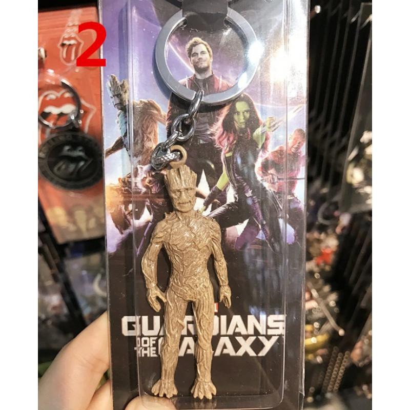 Guardians Of The Galaxy Alloy Groot Rocket Raccoon Keychain Gift For Fans