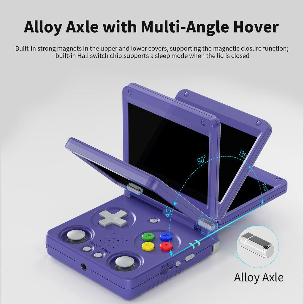 ANBERNIC RG34XXSP Dual Joystick Retro Foldable Clamshell Handheld Gaming Console