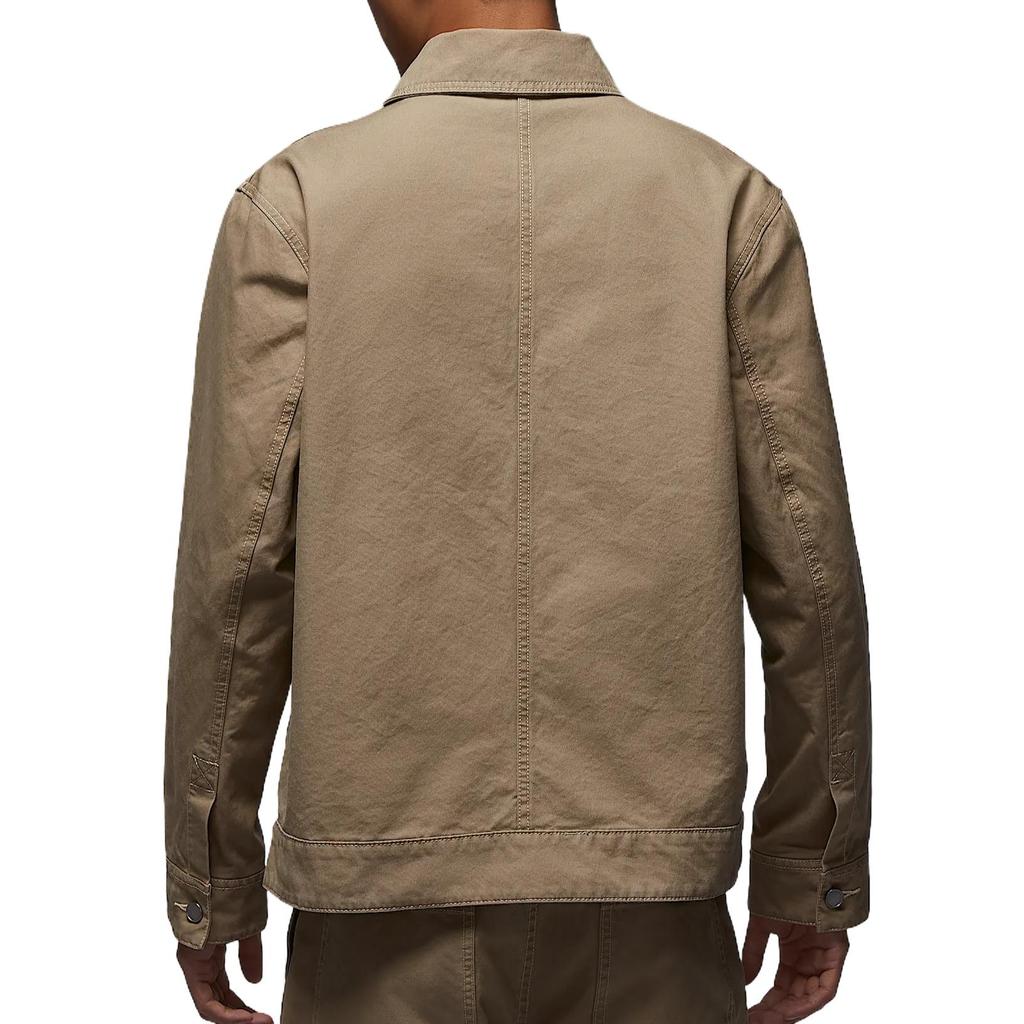 Jordan Essentials Чикаго Однотонная Свободная Удобная Модная Теплая Куртка Мужская Куртка Коричневая HF9318257