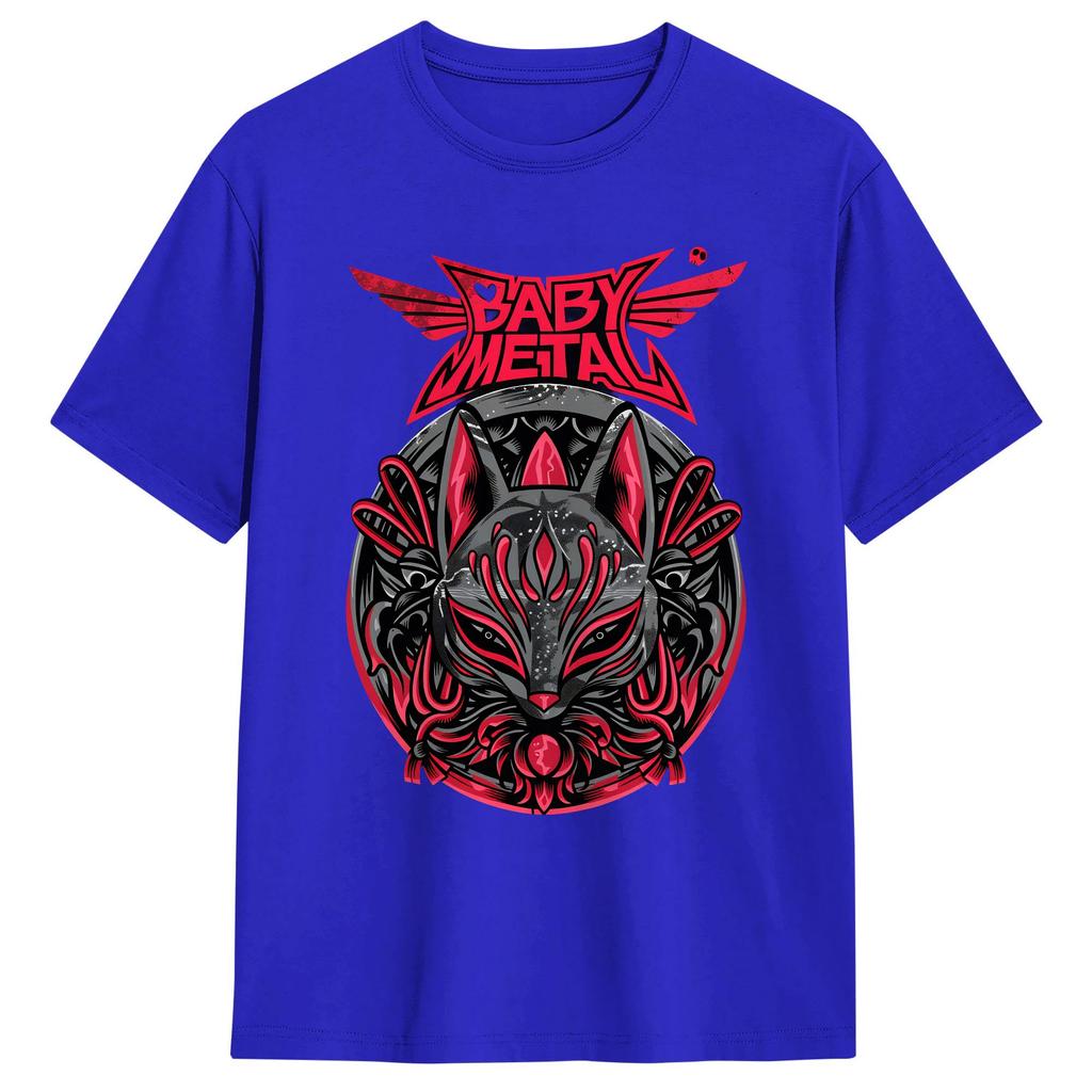 Babymetal World Tour 2026 Mens T Shirt Funny Tee Shirt Short Sleeve Round Collar TShirts 100 Cotton 4XL 5XL 6XL Clothing