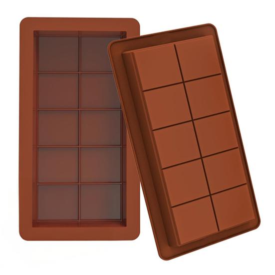 Silicone Chocolate Bars Mold Easy Release Wax Melting Mold for Sugar