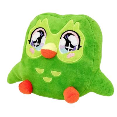 Мультяшная Плюшевая Игрушка Зеленая Сова Duolingo Плюшевая Игрушка Сова Дуо Мультяшная Аниме Сова Кукла Мягкая Набивная Для Детей Фанатов Любителей День Рождения Подарки