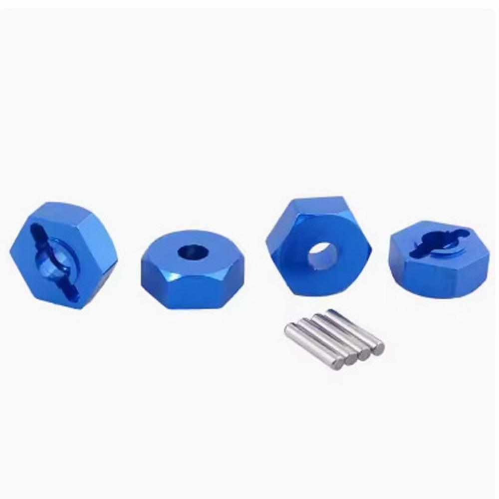 4Pcs 12mm Wheel Hex Hubs Drive Adapter RC Car Accessories  For Traxxas 1/16 E-Revo 4WD VXL RC Car