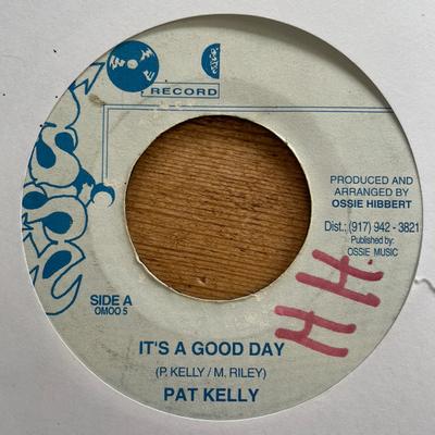7-дюймовая пластинка ПЭТ КЕЛЛИ Its A Good Day OMOO5 Осси Ямайка Регги Ска Даб Б/у