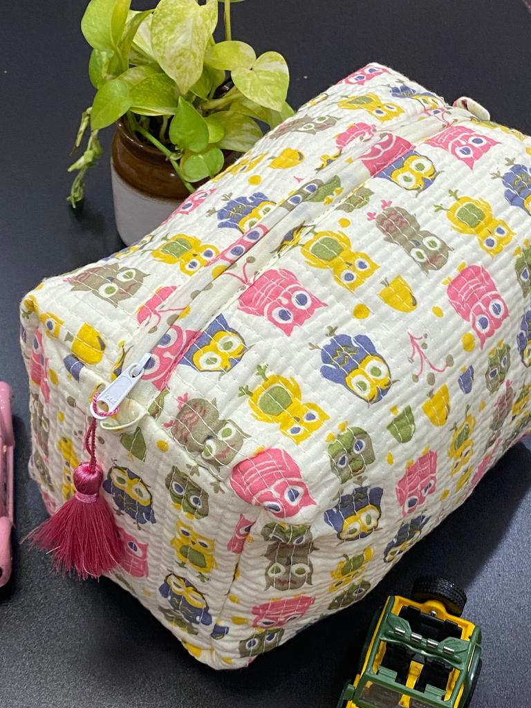 LARGE Multipurpose Quilted Pouch/ Bag