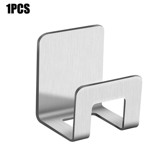 Подставка для раковины из нержавеющей стали, сушилка для кухонной раковины, держатели для губки, самоклеящийся крючок, держатель для хранения, кухонный органайзер