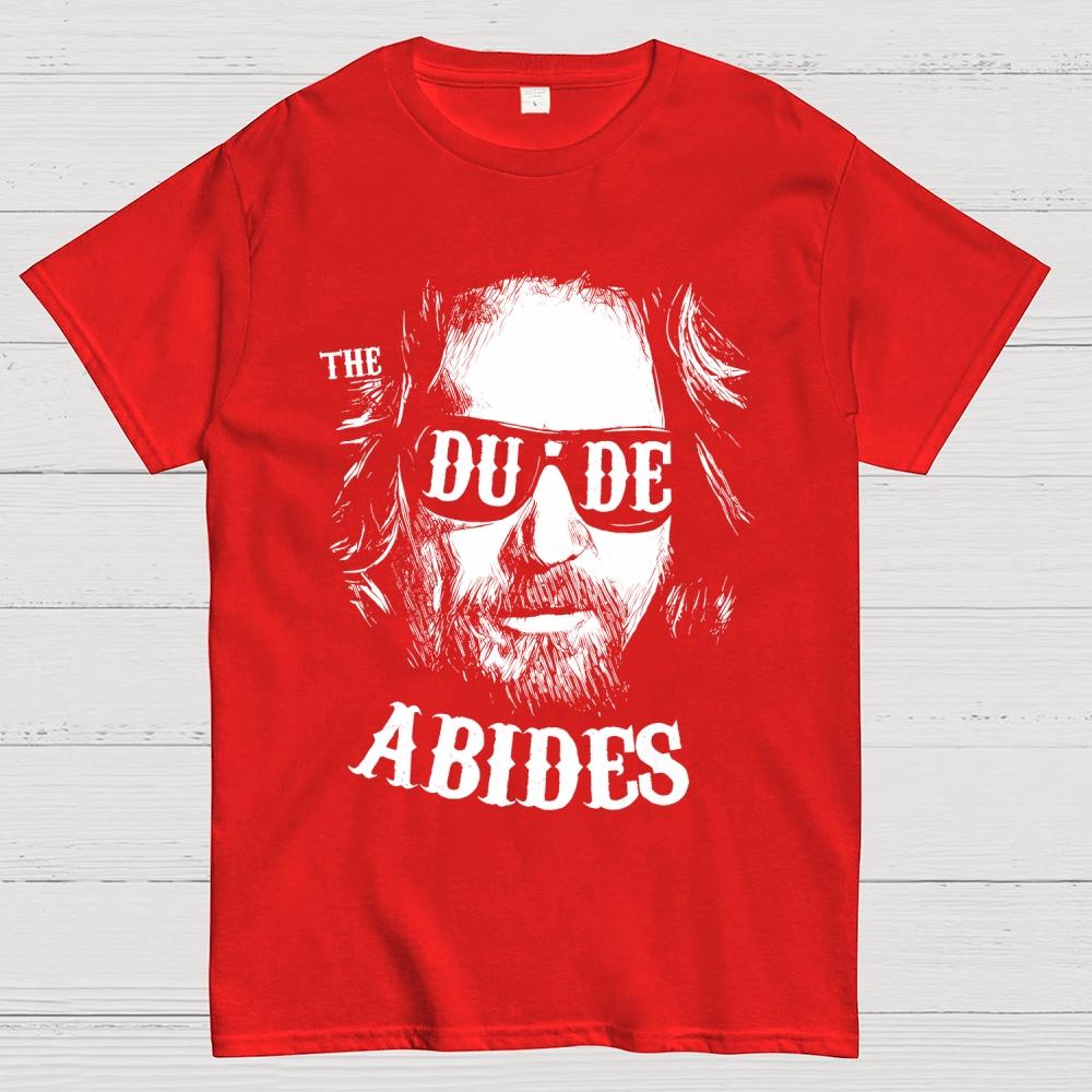 The Dude Abides Cotton Summer Casual Cool Loose T-Shirt