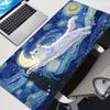 Large Esports Mouse Pad Abstract Oil Painting Smooth Flexible Rubber Gamer Pc Computer Keyboard For Csgo Kawaii Mosuepad