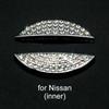 Bling Car Steering Wheel Diamond Emblem Decal Decoration Cover DIY Sticker Car Accessories for NISSAN Maxima,Altima,Sentra,Rogue