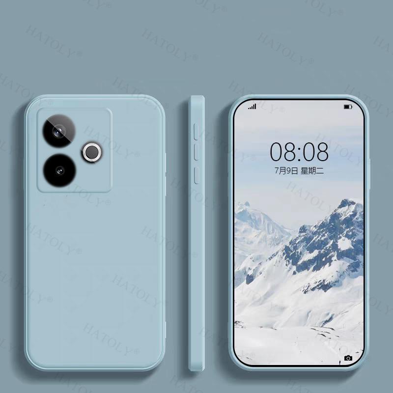 Чехол-накладка для Realme GT 7 Для Realme GT 7 Противоударный чехол из жидкого силикона конфетного цвета Для Realme GT 7 Чехол 6,78 дюйма