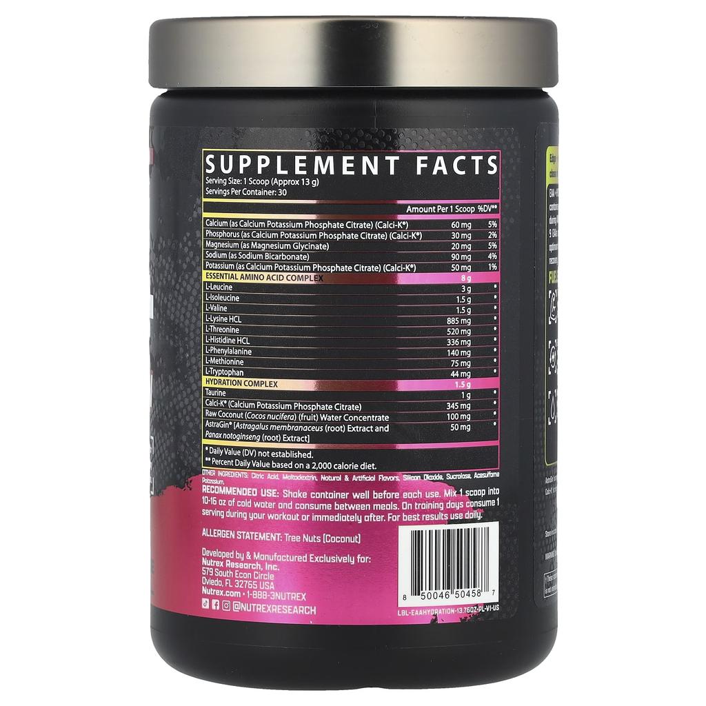 Eaa + Hydration, Pink Lemonade, 390G(13.76Oz)