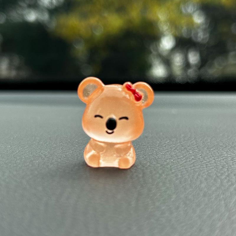 1 шт. красочные светящиеся коалы микро ландшафтные аксессуары уличный миниатюрный декор светящийся в темноте украшение для сада своими руками фея