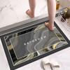 Коврик для ванной Диатомовая грязь быстросохнущий коврик для пола Бытовой дверной нескользящий впитывающий коврик для пола можно резать и быстросохнущий