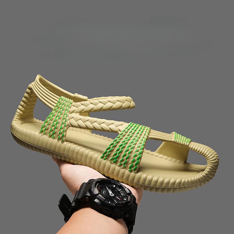 Руководство пользователя Мягкая подошва Мужская обувь для дома Каблук Шиацу Дешевые Сандалии Ликвидации Плоские Тапочки с подошвой ЭВА Шлепанцы для гостиной