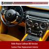 Dry Carbon Fiber Center Console Replacement for Rolls-Royce Cullinan Black Badge