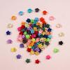 50/100/200 Pcs Candy Color Mini Flower Hair Claws for Baby Girls Cute Fashion Plum Blossom Shape Kids Children's Hair Clips