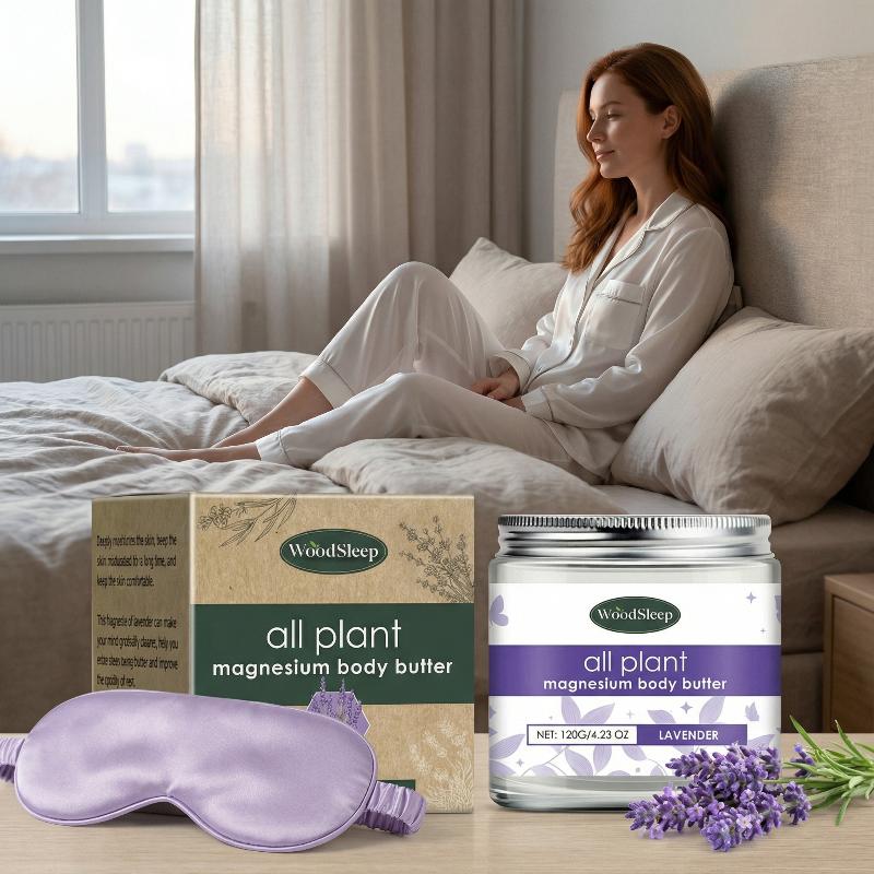 Woodsleep Лавандовый крем для тела для сна Увлажняющий, питательный и освежающий крем для ухода за телом
