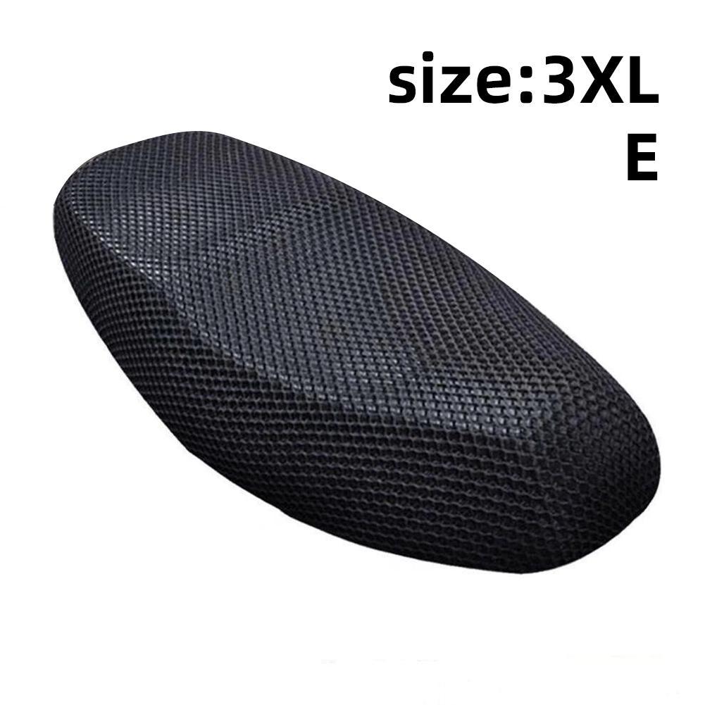 Мотоциклетная 3D сетчатая ткань противоскользящая накладка на сиденье скутера чехол на сиденье электровелосипеда летние дышащие чехлы сетчатая подушка чехол