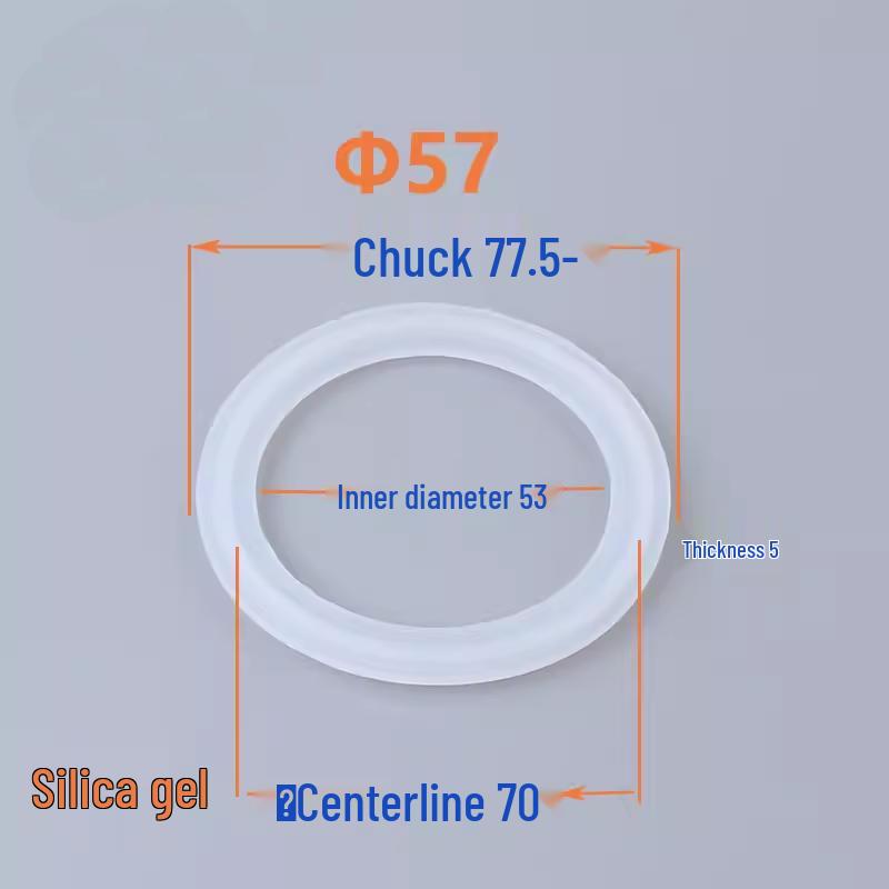 Quick Release PTFE Hygienic Clamp Gasket - Polytetrafluoroethylene Sealing Ring