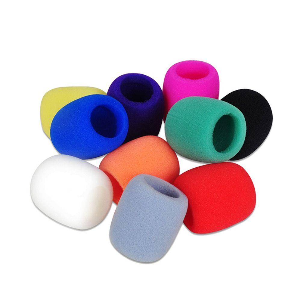 10PCS Reusable Microphone Cover Colorful Mic Covers for Microphones Mic Cover  Karaoke