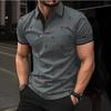 Men's Polo Shirts Short Sleeve Print Golf Shirts Fashion Casual Beach Collared T-Shirts