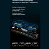 Clock Bluetooth Wireless Game Speaker Soundbar 3D Stereo Subwoofer Computer Loudspeaker with Light Soundbar for Tv Home Theater