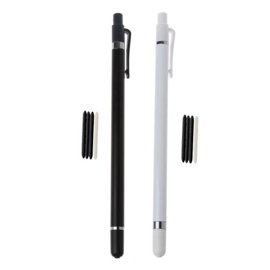 Двойной мягкий наконечник Емкостный стилус для сенсорного экрана для смартфона/планшета/ноутбука