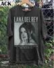 Ремейк Lana Del Rey 90-х базовая черная Редкая футболка с коротким рукавом