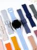 Спортивные ремешки для Samsung Galaxy watch 4/5/6/7/6 classic 44мм 40мм 2 шт. Оригинальный силиконовый браслет correa Galaxy watch 7 Band