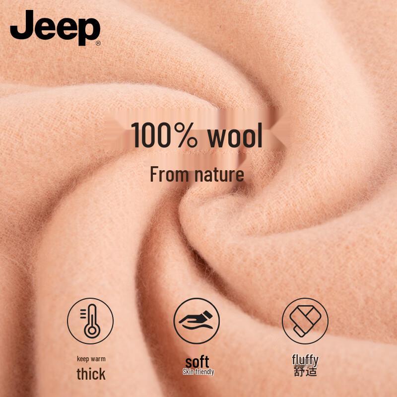 Jeep Женский зимний шарф и шаль из 100% чистой шерсти