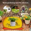 Indoor Garden Tool Waterproof Indoor Succulent Potting Mat PE Gardening Mat Portable for Plant Transplanting and Dirt Control
