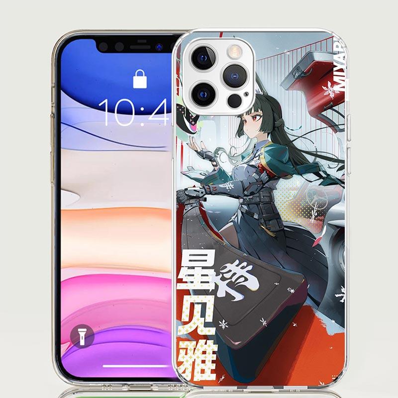 Zenless Zone Zero Чехол для телефона Hoshimi Miyabi Для iPhone 17 Air 16 15 Plus 11 14 Pro Max 13 Mini 12 7 8 + SE Узор Арт Индивидуальный